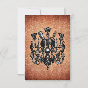 Monos en invitaciones del ~ de la lámpara