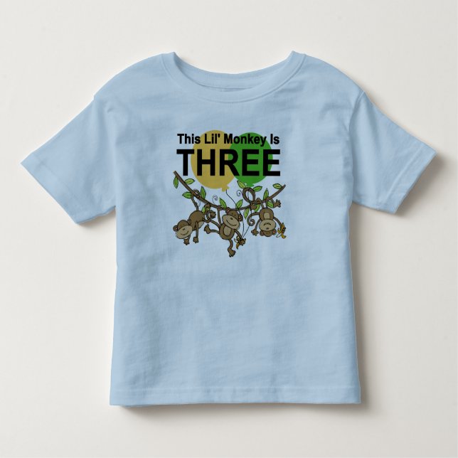 Monos que cambian camisetas y regalos de tercer cu (Anverso)