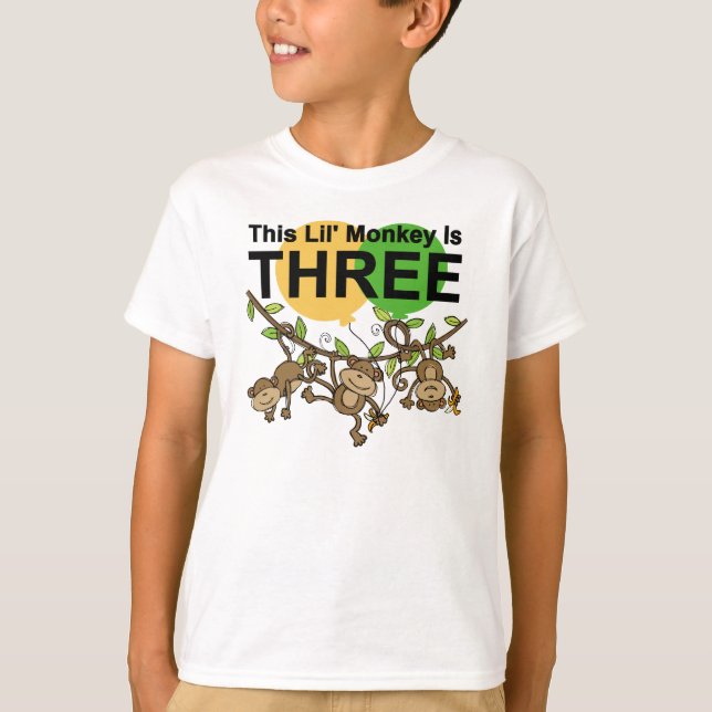 Monos que cambian camisetas y regalos de tercer cu (Anverso)