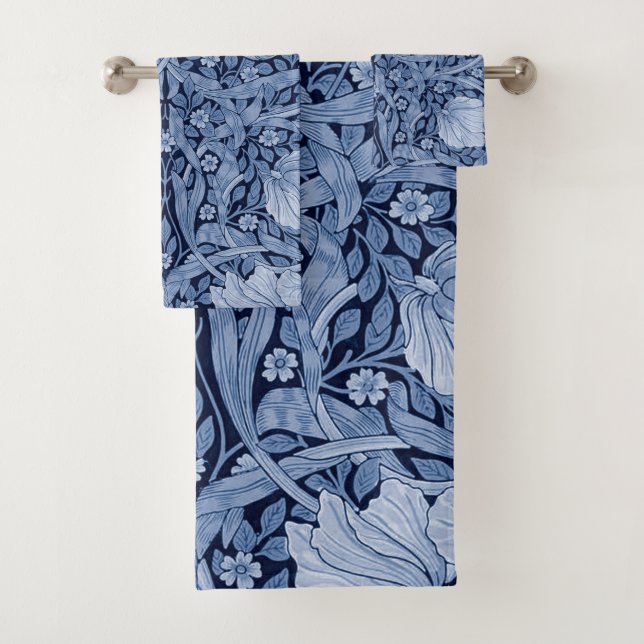 Monotona azul impernel. William Morris (In situ)
