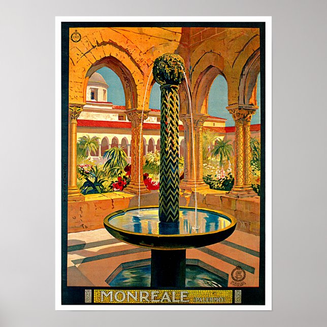 Monreale Palermo Sicilia Italia Viaje Arte (Frente)