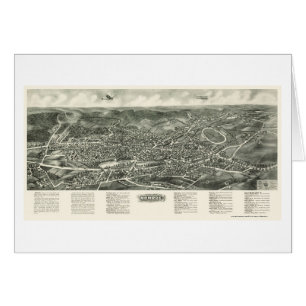 Monroe, mapa panorámico de NY - 1923