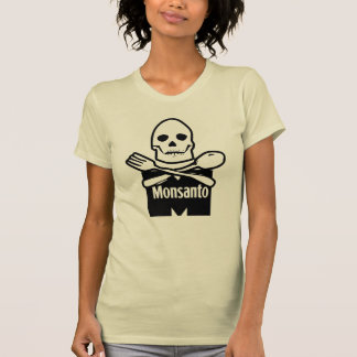 Monsanto significa la camiseta de la muerte