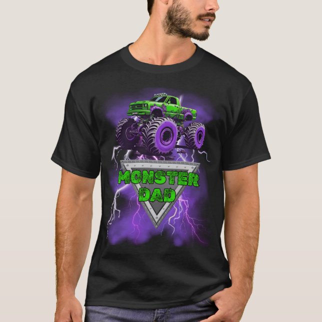 Monster Dad - Camiseta de Monster Truck (Anverso)