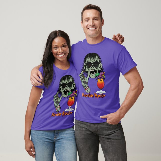 Monster de vacaciones en camiseta (Unisexo)