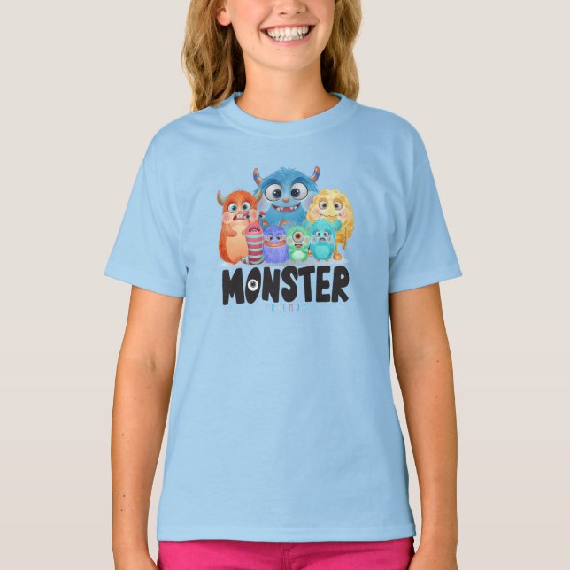 Monster Friends | Camiseta para niños (Anverso)