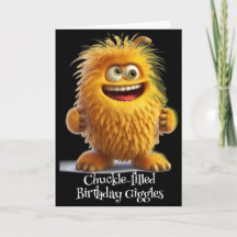 Monster Mayhem... tarjeta de cumpleaños Chuckle Ch