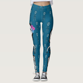 Monster skeletons Leggings