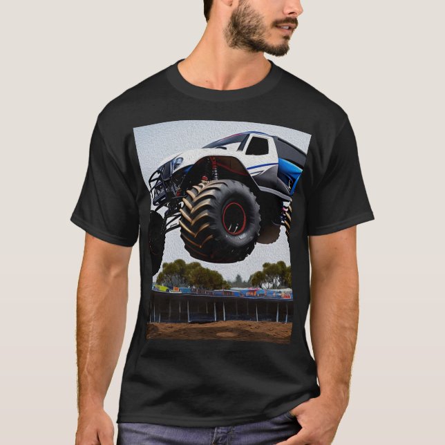 Monster Truck Launch, camiseta para hombres (Anverso)