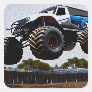 Monster Truck Launch, Pegatinas de plaza