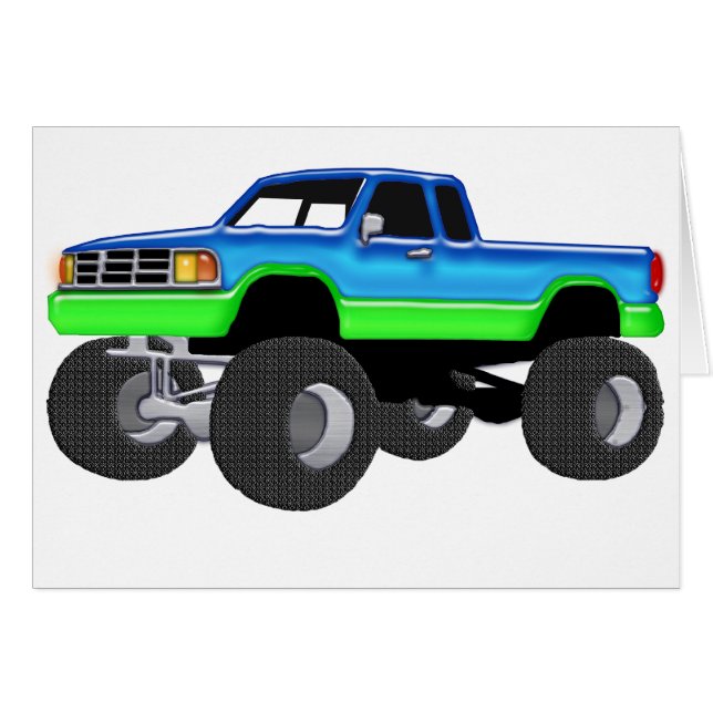 Monster truck maravilloso (Anverso (Horizontal))