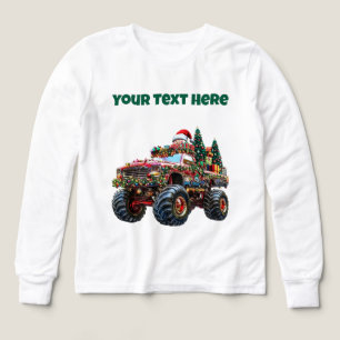 Monster Truck Navidades - Tri-Blend de los chicos