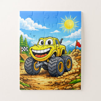 Monster Truck Puzzle for Kids Ages 3–5