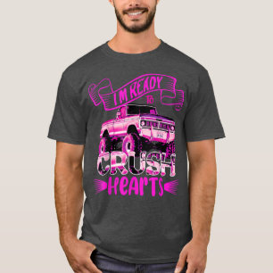 Monster Truck Top for Girls Women