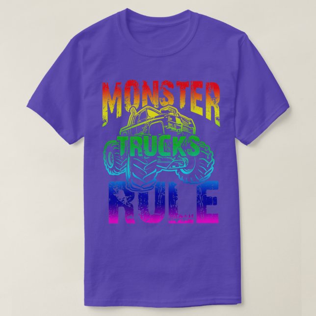 Monster Trucks Rule top for Rainbow (Diseño del anverso)