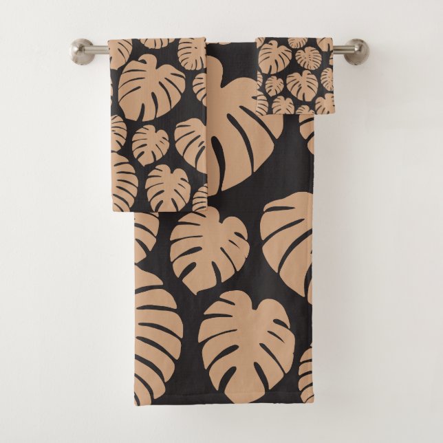 Monstera en Tan y Negro (In situ)