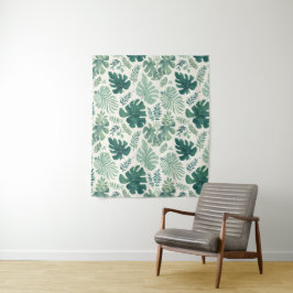 Monstera Mood - Cintas de tela de patrón de hoja t