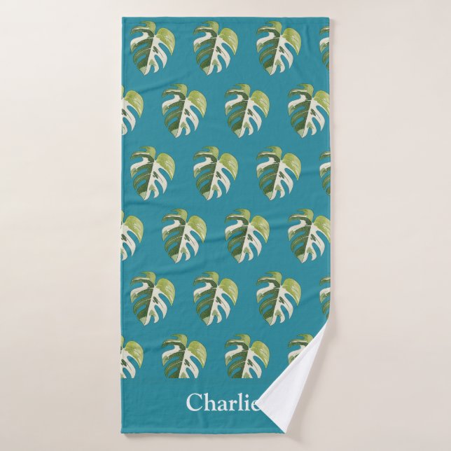 Monstera Thai Constellation Planta de Interior (Toalla de baño)