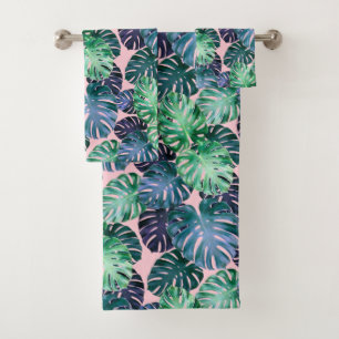 Monstera Tropical Sale Toalla De Baño Set
