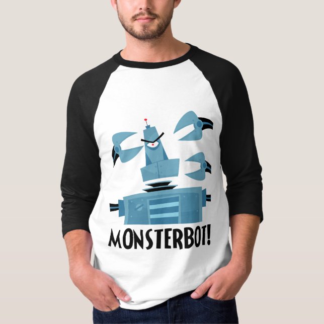 ¡Monsterbot! Camisa blanca (Anverso)