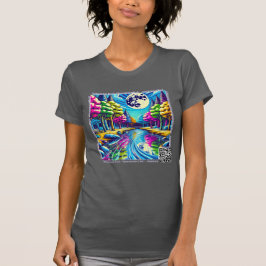 Monstream Creek Pop-Art Nature Diseño Camiseta