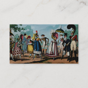 Monstrosidades de 1818 ~ Tarjeta de visita