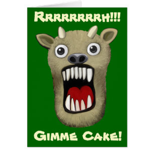 Monstruo asustadizo - torta de Gimme