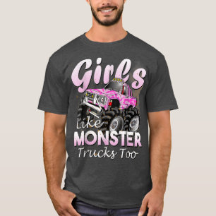 Monstruo Camión Camiseta Chicas Como Monsters Too 