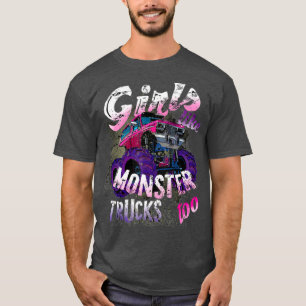 Monstruo Camión Camiseta Chicas Como Monstruos Tam