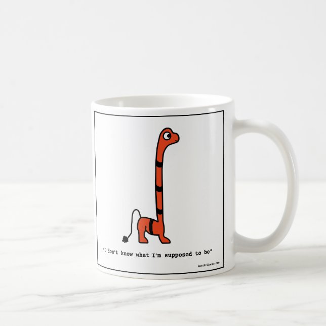 Monstruo confuso - taza de café (Derecha)