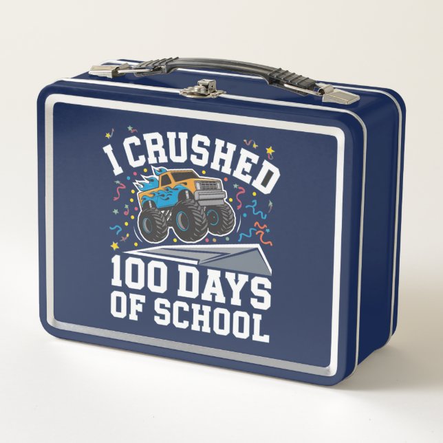 Monstruo de Camión de 100 Días de Escuela 100º Día (Anverso)