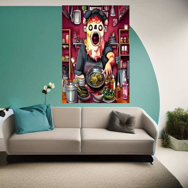 Monstruo de cocina | Poster de arte de IA (Subido por el creador)