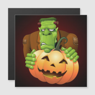 Monstruo de Frankenstein Dibujo Animado con Calaba