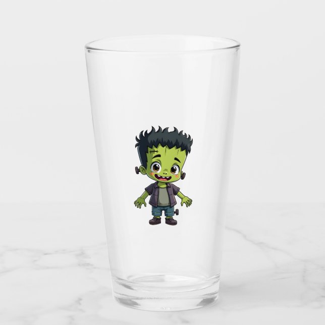 Monstruo de Frankenstein - Dibujo animado de Hallo (Anverso)