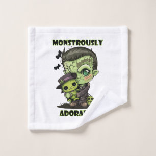 Monstruo de Frankenstein lindo con peluche