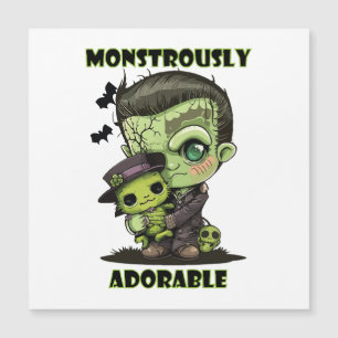 Monstruo de Frankenstein lindo con peluche