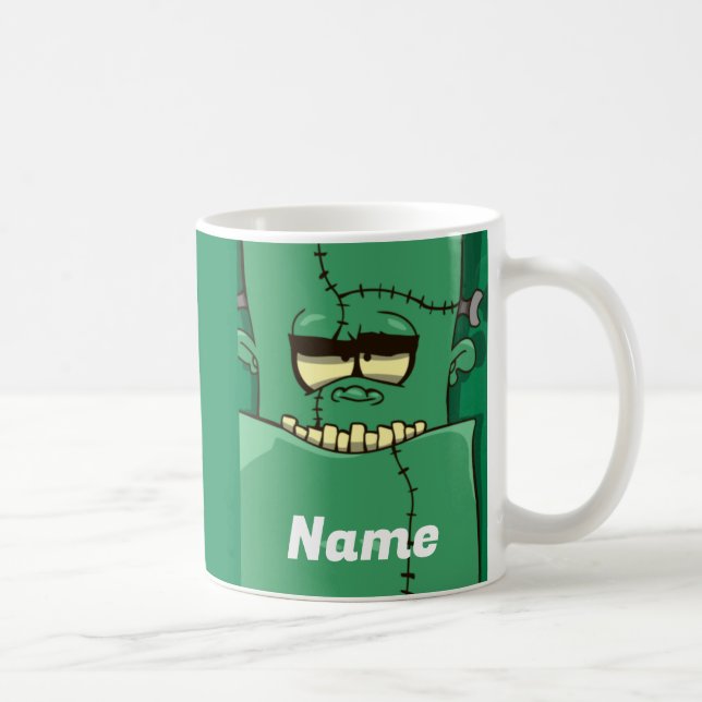 Monstruo de Halloween Café Mug, Copa (Derecha)