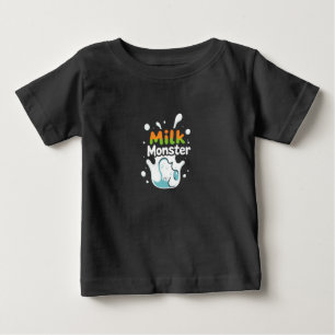 Monstruo de la Leche - Camiseta Adorable para Bebé