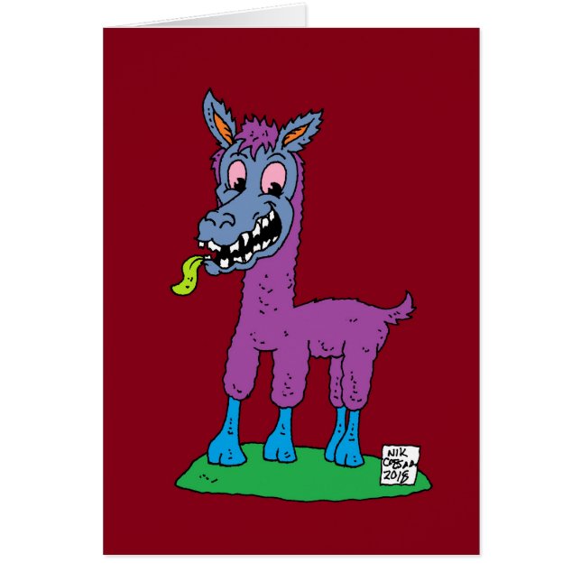 Monstruo de la llama de Silly (Frente)