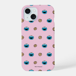 Monstruo de las galletas y galletas patrón rosa