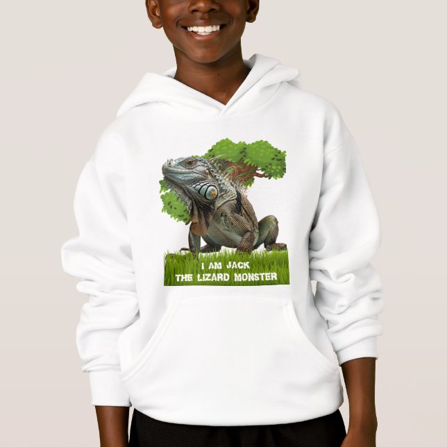Monstruo de Lizard para Niños Personalizados (Anverso)
