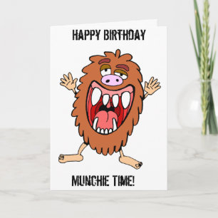 ¡Monstruo de Munchie! - ¡Hora de Munchie! Tarjeta