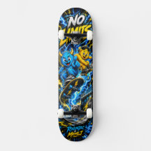 Monstruo de patineta eléctrica sin límites gráfico