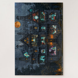 Monstruo House Scary Jigsaw Puzzle