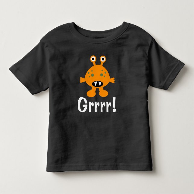 Monstruo naranja - Camiseta Toddler Fine Jersey (Anverso)