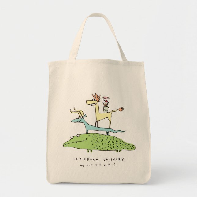Monstruos de la entrega del helado - bolsos (Frente)