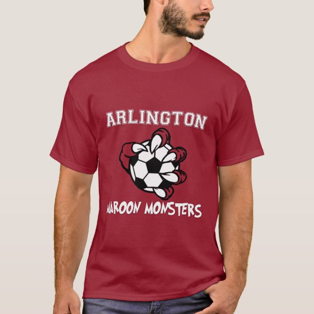 Monstruos de Maroon Camisa Adulta (Anverso)