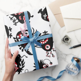 MONSTRUOS DE MIEDO NEGRO DIVERTIDOS DE PAPEL