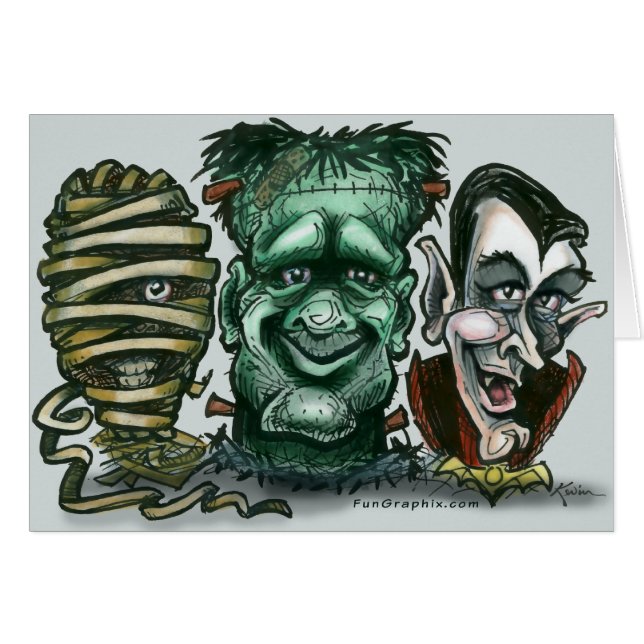 Monstruos de películas (Anverso (Horizontal))