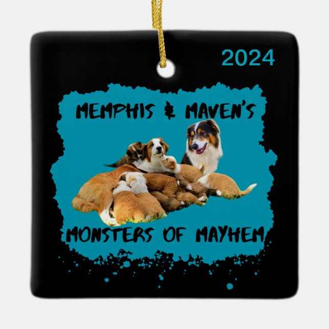 Monstruos del ornamento de Mayhem (Anverso)